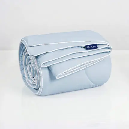 Light Blue Cooling Comforter, refreshing cooling blanket for summer nights