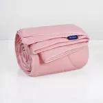 Pink Cooling Comforter, chill lightweight cooling blanket for women bedroom