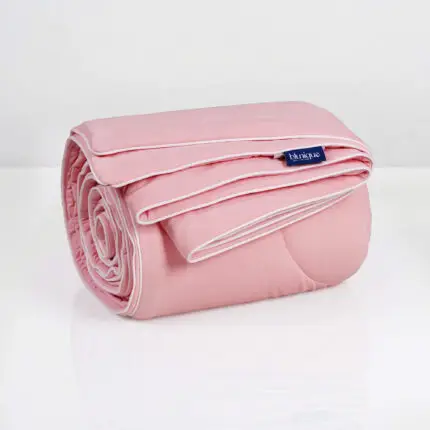 Pink Cooling Comforter, chill lightweight cooling blanket for women bedroom