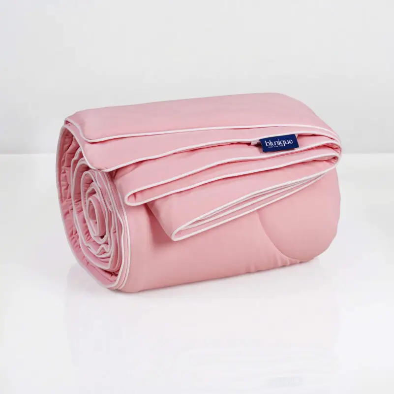 Pink Cooling Comforter, chill lightweight cooling blanket for women bedroom
