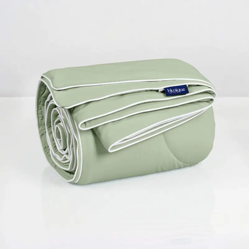 Sage Cooling Comforter, soft breathable cooling blanket for summer sleep